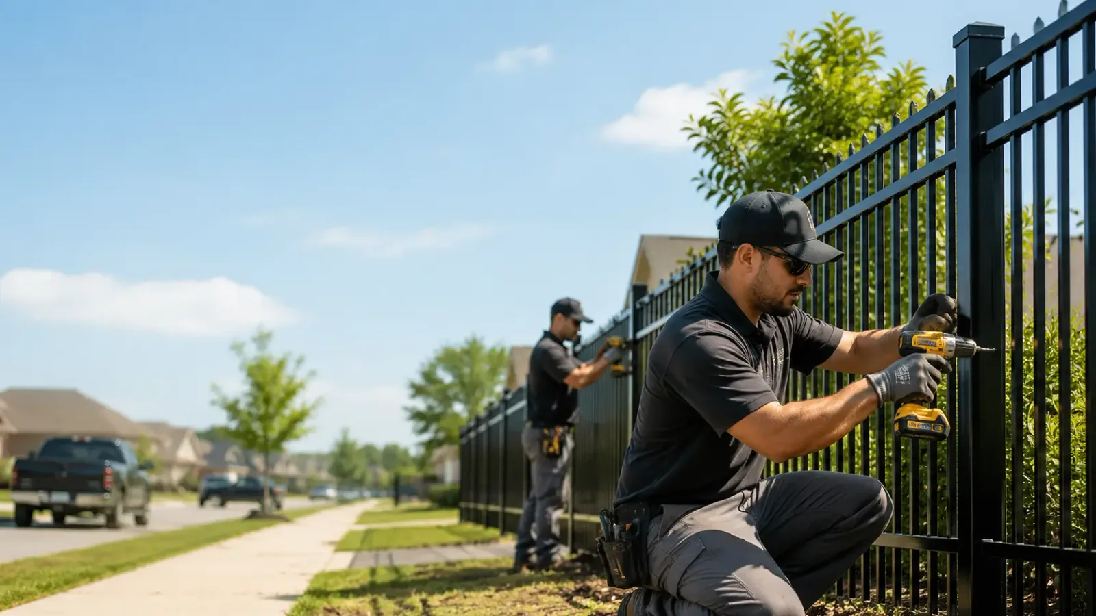 Metal Fence Installation in Burlington, KY